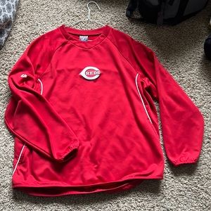 Cincinnati reds MLB majestic therma base pullover